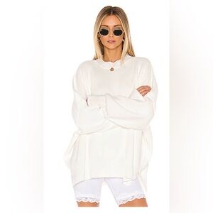 FP Movement by Free People Cream Crew Neck Sweater